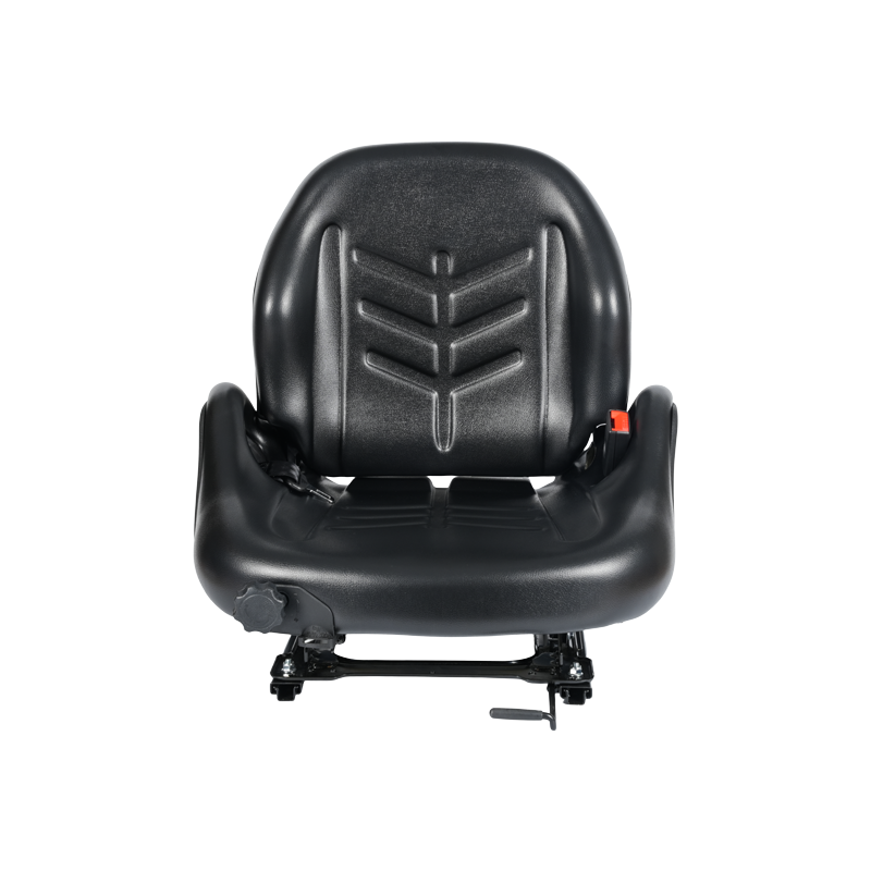 BF5-3 EN13490 IT1+IT2 認定サスペンションシート、安全ベルトおよび OPS スイッチ付き | Hangcha、日産、TCM、三菱フォークリフトと互換性のある幅広いオペレーター設計
