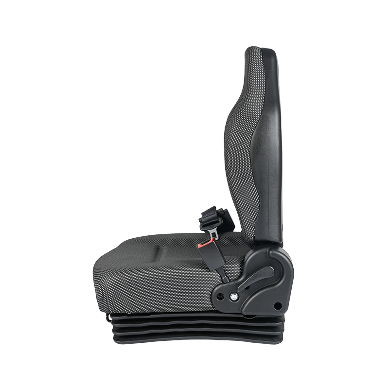 BF6-3 EN13490 IT1 認定リーチトラックシート、格納式シートベルト & 衝撃吸収 & OPS スイッチ付きリチウムバッテリーフォークリフト用 Hyster、Jungheinrich と互換性あり