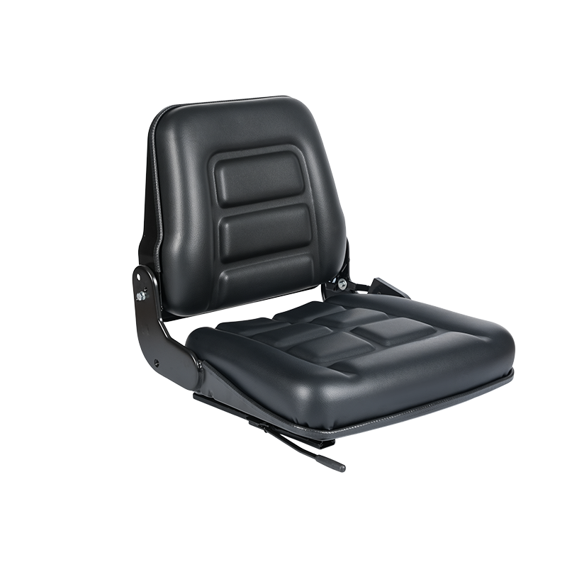 BF1-2 倉庫車両用のコスト効率の高い黒ビニール製折りたたみ式背もたれフォークリフト シート
