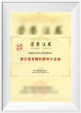 浙江省の専門的で洗練された革新的な中小企業